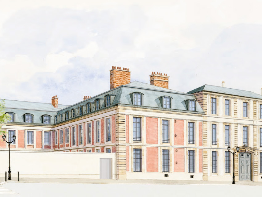 Projet façade Hôtel de la Surintendance à Versailles