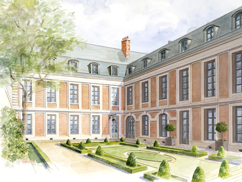 Jardins de l'Hôtel de la Surintendance à Versailles